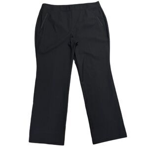 Lane Bryant Stretch Pull On Dress Pants Black Business Casual Plus Size 18‎